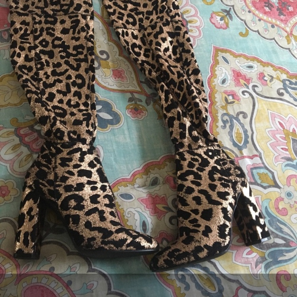 Shoe dazzle Knee high boots